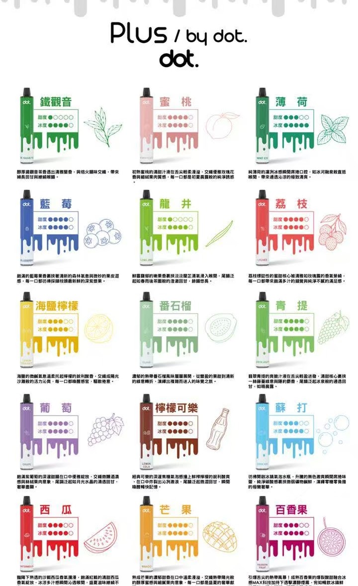Dot Plus 8000 Puffs
